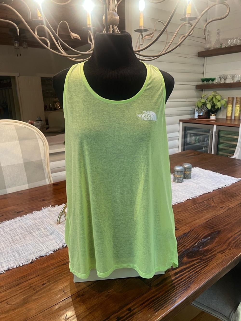 The North Face Women's Neon Yellow-Green Racerback Tank